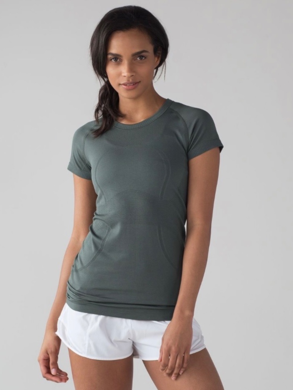 Lululemon Swiftly Tech Crew Short Sleeve Shirt |  Forest Green | Size 6